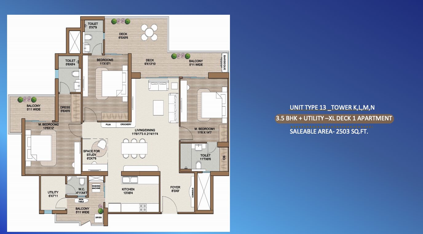 Smartworld One DXP Floor Plan